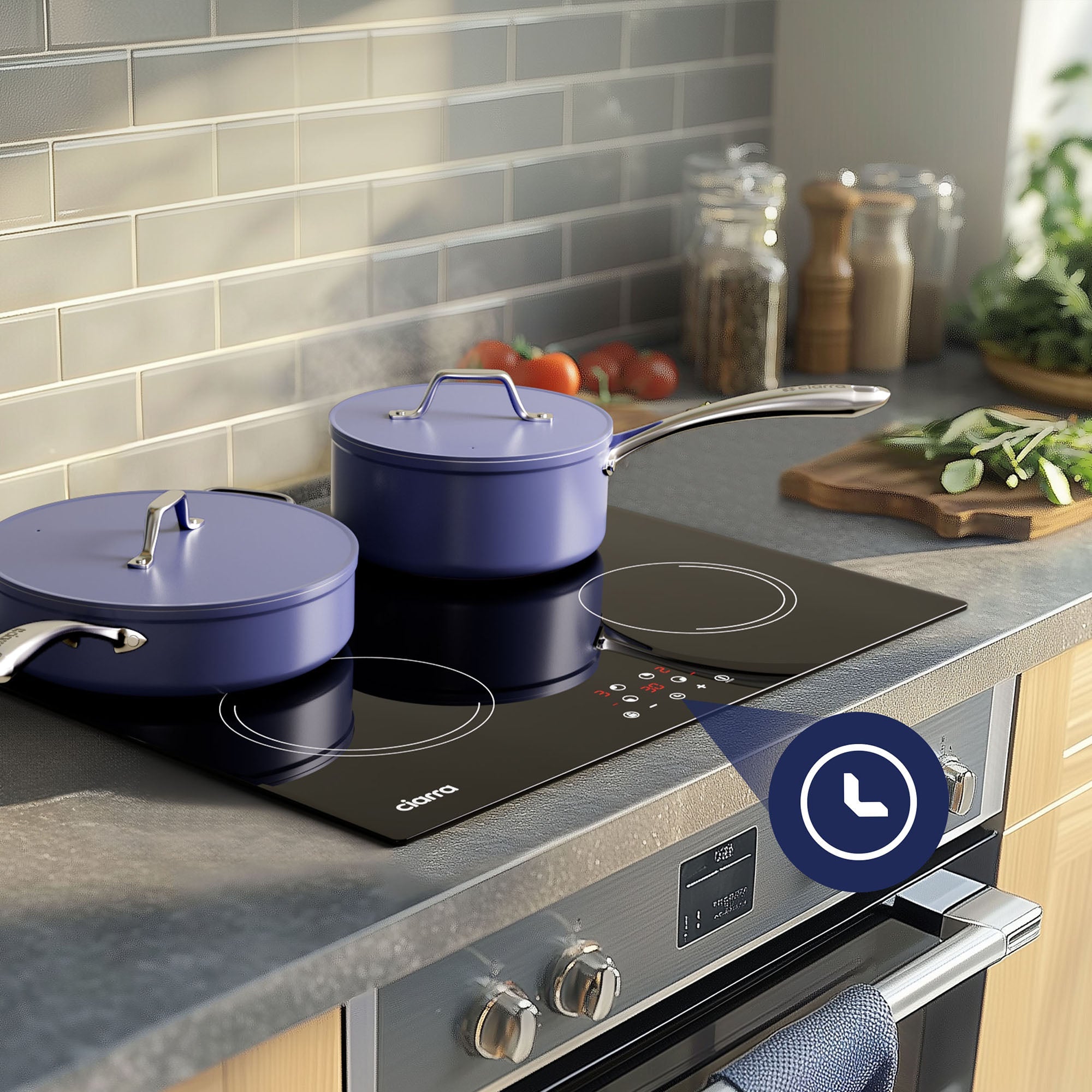 Induktionskochfeld 4 Platten