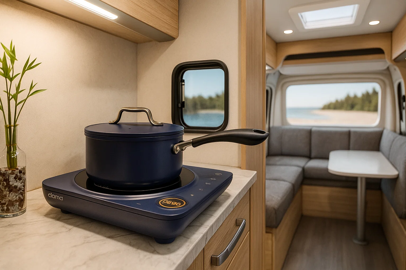 Induktionskochfeld tragbar