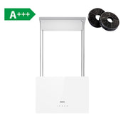 Ciarra Weiße Smart Inselhaube Dunstabzugshaube A+++ 48cm CBCS4850-OW