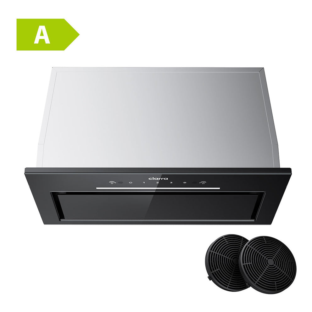 Ciarra 52cm Einbau Dunstabzugshaube Unterbau A Klasse, Umluft & Abluft, LED CBCB5931A-OW