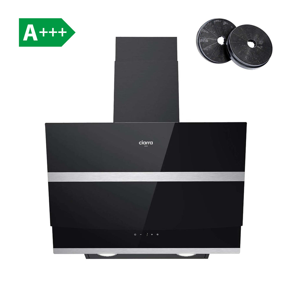 Ciarra Kopffreihaube Dunstabzugshaube 60cm Touch-Steuerung 650m³/h CBCB6736N-OW