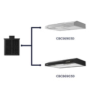 CIARRA Aktivkohlefilter Kohlefilter Ersatzfilter Dunstabzugshaubenfilter Zubehör Filter CBCF009-OW