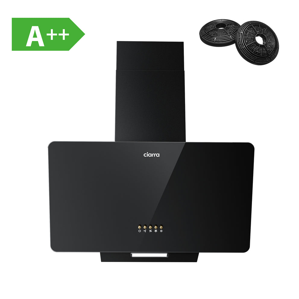 Ciarra Kopffreihaube Dunstabzugshaube 60cm Wandmontage CBCB6750-B