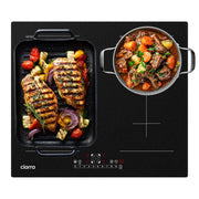 CIARRA 4 Zonen Einbau-Induktionskochfeld mit Zwei Flexzonen und Booster 7200W CBBIH4BFF-OW