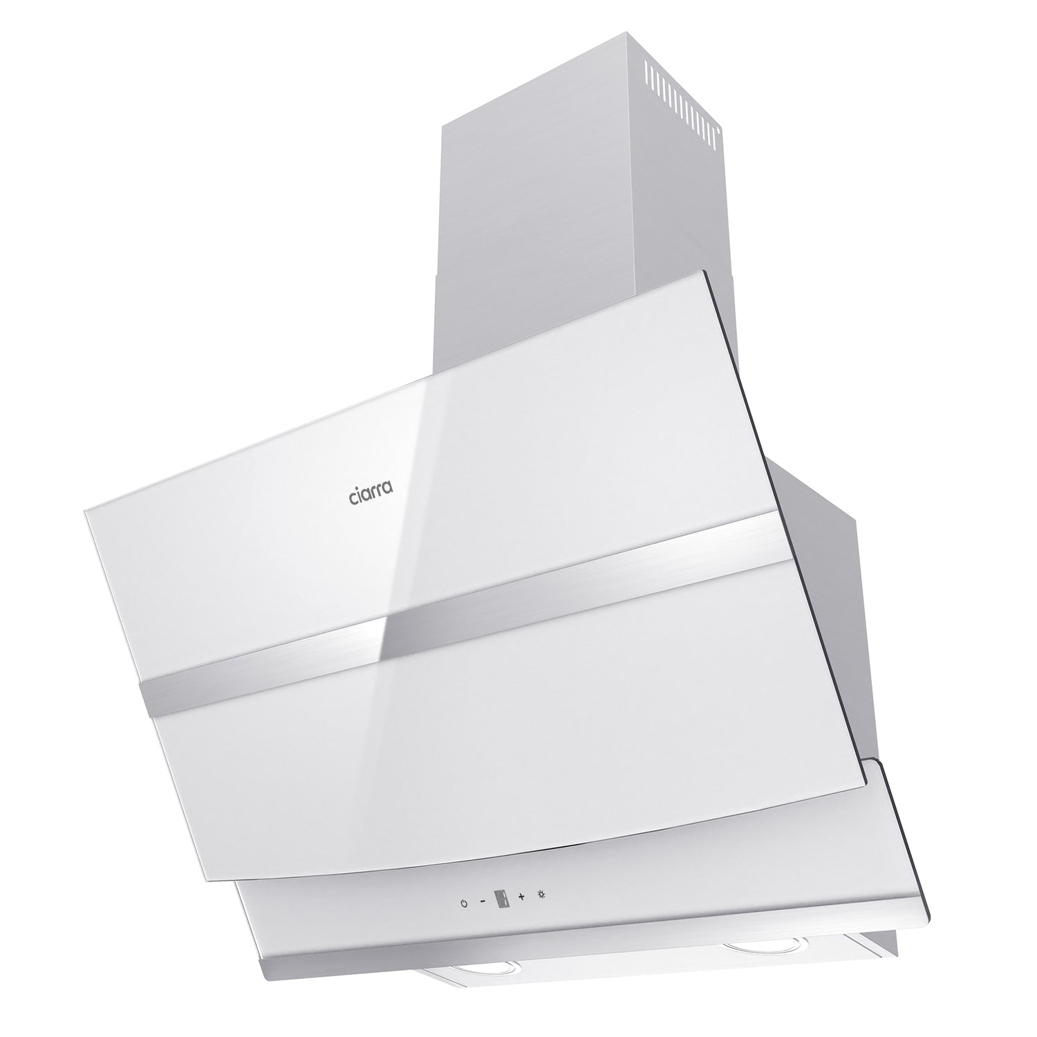 CIARRA Kopffreihaube Dunstabzugshaube 60cm Touch Control 750m³/h CBCW6736N-OW