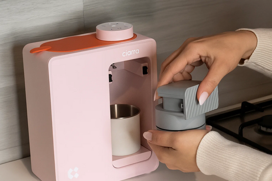 Wie verwende ich eine Ciarra-Kaffeemaschine