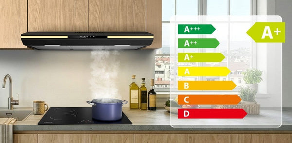 Leistungsstarke 52cm Einbau-Dunstabzugshauben für energieeffiziente Haushalte