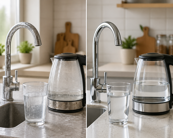 Hartes wasser vs Weiches wasser