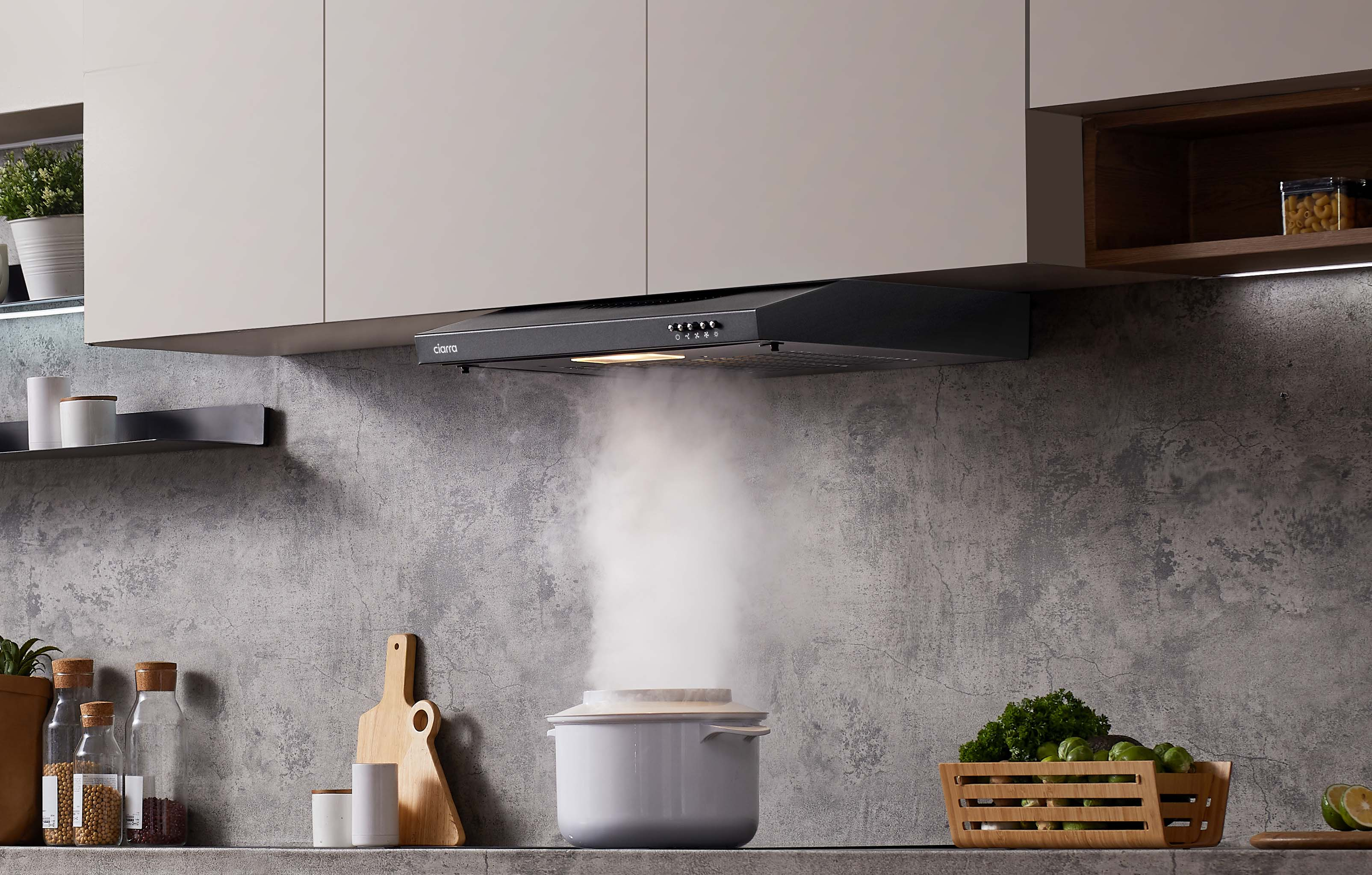 Ciarra dunstabzugshaube unterbau