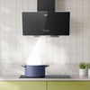 Ciarra 60cm Kopffreie Dunstabzugshaube Glas Schwarz, Abluft/Umluft, Klasse A | CAB6750