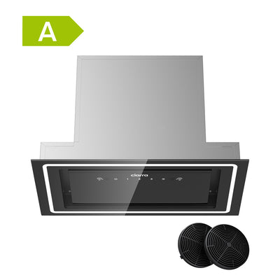Ciarra 52cm Integrierte Dunstabzugshaube Einbau Dunstabzugshaube A Klasse, Hauben mit Gestensteuerung, Umluft & Abluft, LED CBCB5931C-OW
