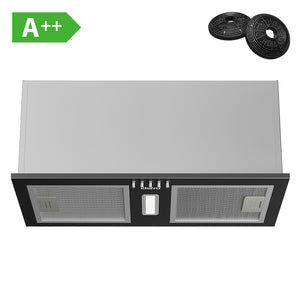 Hotte encastrable noire 52 cm Ciarra CBCB5937A