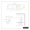 Hotte encastrable noire 52 cm Ciarra CBCB5937A