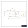 Hotte encastrable noire 52 cm Ciarra CBCB5937A