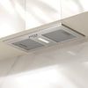 installation hotte encastrable 52 cm sous meuble de cuisine