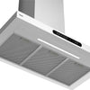 Ciarra Wandhaube 90cm in T-Form, Touch & Gestensteuerung, Umluft & Abluft | CBCW9102-W