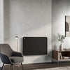 Ciarra WLAN Elektroheizung 1500W IP24 | Schwarze Badheizung