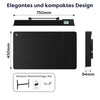 Ciarra WLAN Elektroheizung 1500W IP24 | Schwarze Badheizung