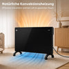 Ciarra WLAN Konvektorheizung 2000W IP24 Schwarz | CBHX20-B