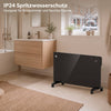Ciarra WLAN Konvektorheizung 2000W IP24 Schwarz | CBHX20-B