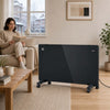 Ciarra WLAN Konvektorheizung 2000W IP24 Schwarz | CBHX20-B