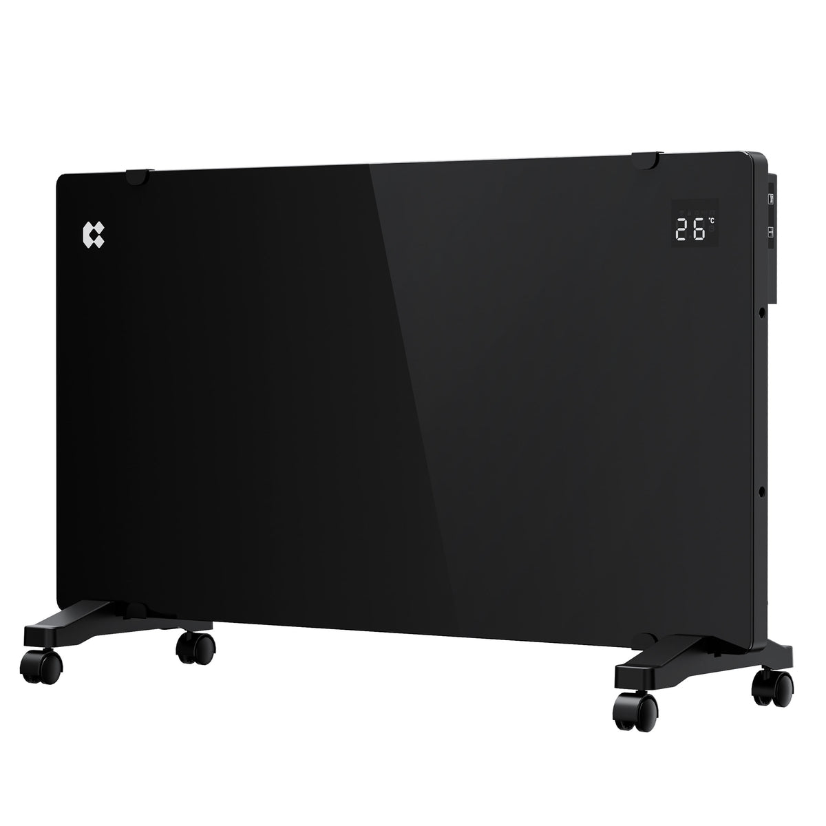 Ciarra WLAN Konvektorheizung 2000W IP24 Schwarz | CBHX20-B