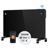 Ciarra WLAN Konvektorheizung 2000W IP24 Schwarz | CBHX20-B