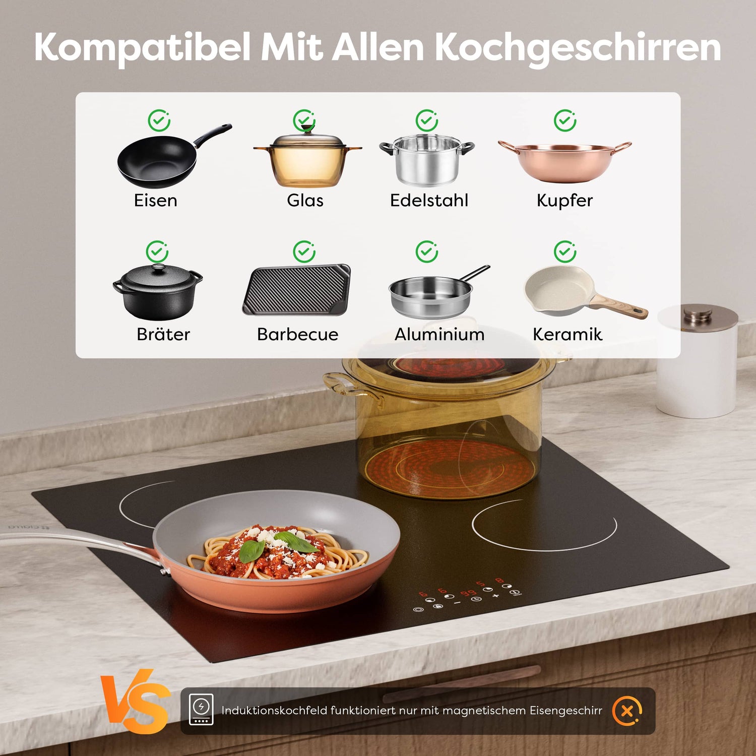 glaskeramik kochfeld