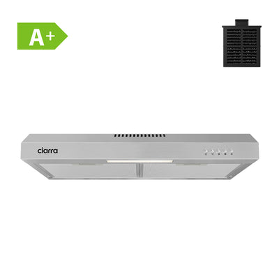 Ciarra Einbau Unterbau Integrierte Unterbauhaube Dunstabzugshaube 60cm CBCS6903D-S