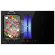 Ciarra ONE Induktions-Abzugskochfeld Ultra 830 mm mit integriertem Plasma⁺-System und Boost und Flexzone CBBEH834BBF-OW