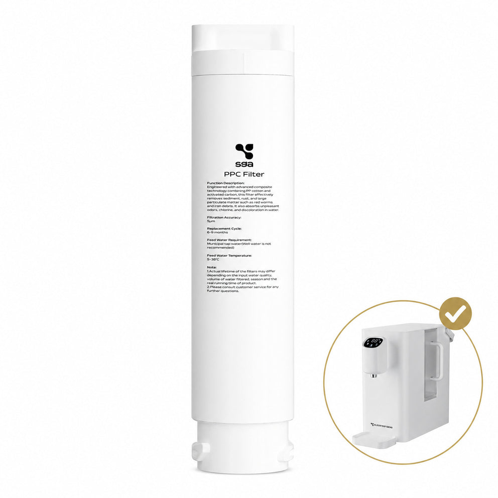 Ciarra x Susgreenable PPC Wasserfilter  für SGIWDR04-W | SGPPCF04