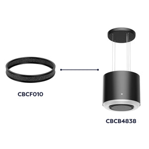 CIARRA Aktivkohlefilter Kohlefilter Ersatzfilter Dunstabzugshaubenfilter Zubehör Filter CBCF0010-OW