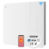 Ciarra Smart Elektroheizung mit Keramikkern, Wandheizung Energiesparend für Bad & Wohnzimmer, WiFi App-Steuerung & Thermostat, IP24