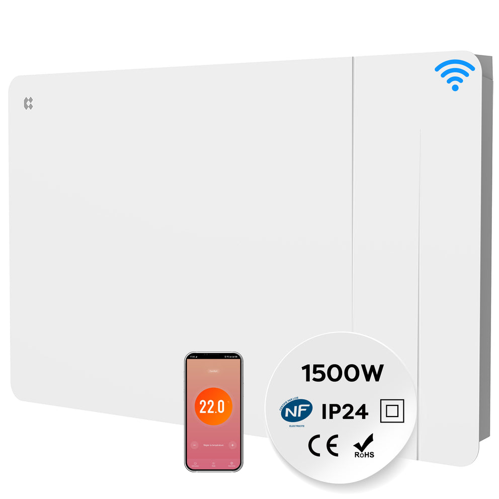 Smart Elektroheizung mit Keramikkern 1500W
